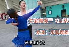 慢四步交谊舞教学视频,优雅舞步，浪漫旋律